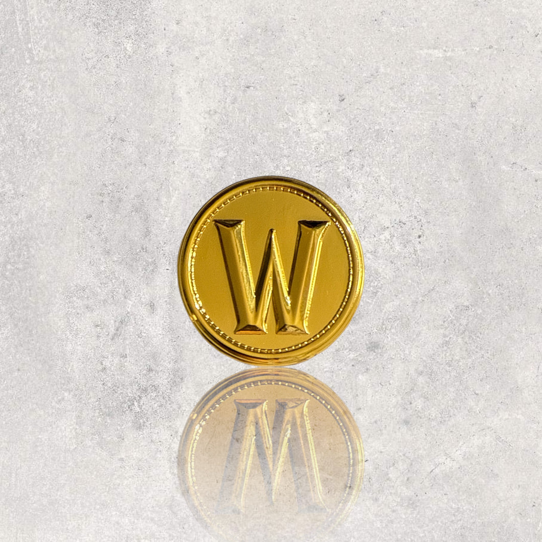 World of Warcraft Logo Golden